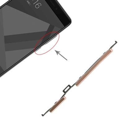 Aan/uit-knop en volume Control-knop voor Xiaomi Redmi Note 4X (goud)