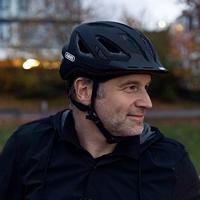 Abus helm urban-i 3.0 velvet zwart s 51-55cm - thumbnail