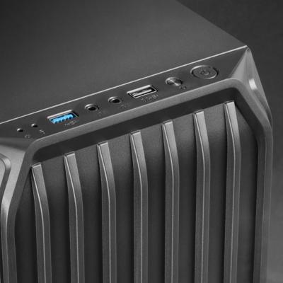 ATX Semi-toren BehuizingMars Gaming MCS2 Zwart - thumbnail