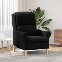 Fauteuil Zwart 76 x 94 x 102 cm Stof - thumbnail