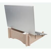 Gerecyclede laptopstandaard quantore vilt zand | 25 stuks - thumbnail