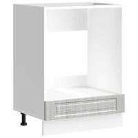 Ovenkast "Porto" bewerkt hout grijs sonoma eiken - thumbnail