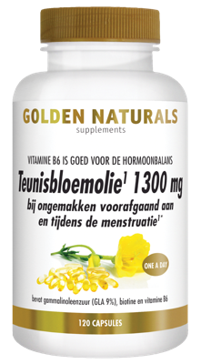 Golden Naturals Teunisbloemolie 1300mg Capsules Golden Naturals Teunisbloemolie 1300mg Capsules
