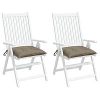 VidaXL Palletkussens 2 st 50x50x7 cm oxford stof taupe - thumbnail