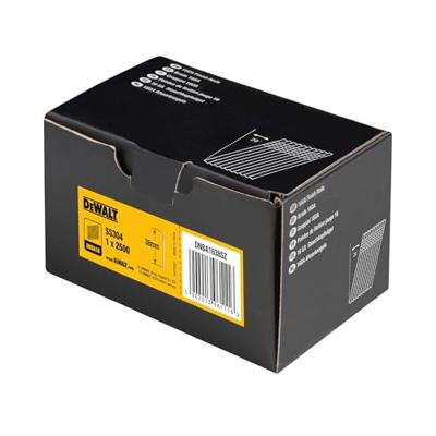 DeWALT DNBA1638SZ Spijkers 1.6x38mm RVS VE=2500 - thumbnail