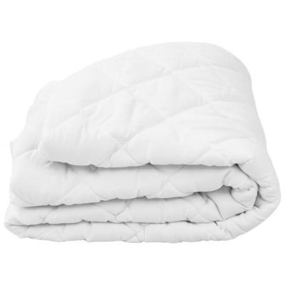 vidaXL Matrasbeschermer gestikt licht 90x200 cm wit vidaXL Matrasbeschermer gestikt licht 90x200 cm wit