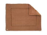 Jollein boxkleed Basic knit 80x100 cm caramel - thumbnail