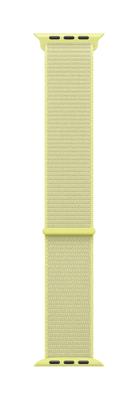 Apple Watch Band - Geweven sportbandje - 46 mm - Neongeel - Eén maat voor de meeste polsen