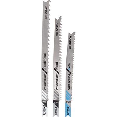Bosch Accessoires 3-delige decoupeerzaagbladenset U 123 X; U 234 X; U 345 XF 1st - 2607010516 - thumbnail