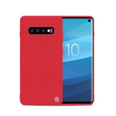 NILLKIN nylon Fiber 3D getextureerde TPU Case voor Galaxy S10 (rood) NILLKIN nylon Fiber 3D getextureerde TPU Case voor Galaxy S10 (rood)