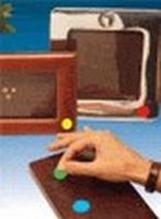 Apli ronde etiketten in etui diameter 13 mm, rood, 175 stuks, 35 per blad (2057) - thumbnail