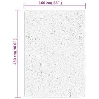 VidaXL Vloerkleed istan hoogpolig glanzend 160x230 cm grijs - thumbnail