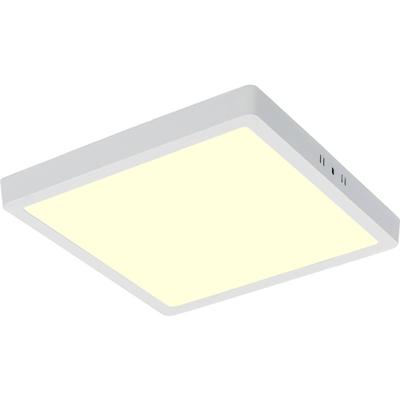 LED Paneel - 30x30 Warm Wit 3000K - 24W Opbouw Vierkant - Mat Wit - Flikkervrij