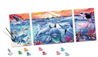 Ravensburger CreArt dolphins at sunset - thumbnail
