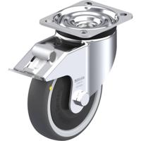 Blickle LK-PATH 125KF-1-FI-ELS Zwenkwiel met rem Wieldiameter: 125 mm Draagvermogen (max.): 160 kg 1 stuk(s) - thumbnail