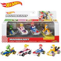 Hot Wheels Mario Kart HOT WHEELSMARIOKART 4 Pack - thumbnail