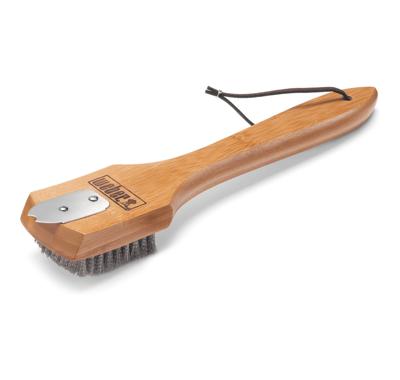 Weber Schoonmaakborstel van bamboehout 30cm