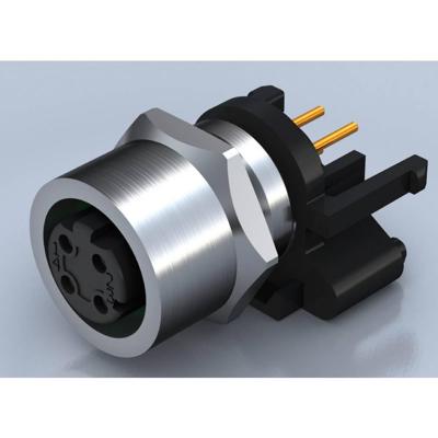 Weidmüller 2424140000 Sensor/actuator connector, niet geassembleerd M12 Aantal polen (sensoren): 4 Bus, inbouw 10 stuk(s)