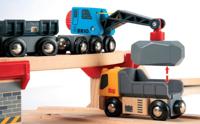 BRIO World - Spoor en Weg Transportset baan - thumbnail