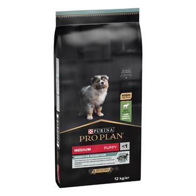 Pro Plan Medium Puppy Sensitive Digestion met lam hondenvoer 12 kg