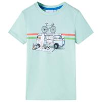 VidaXL Kindershirt 104 lichtmintkleurig - thumbnail