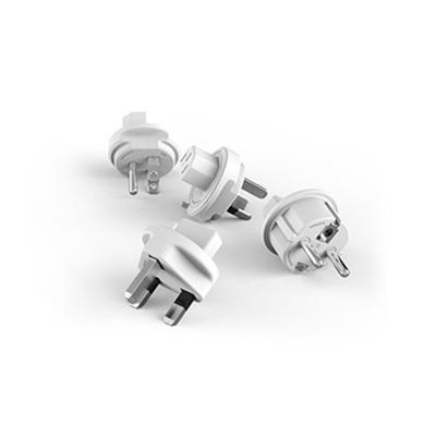 Allocacoc 18012 ReWirable reisstekker voor DE/FR/UK/USA/AUS wit