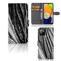 Book Style Case Samsung Galaxy A03 Boomschors Grijs - thumbnail