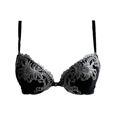 AMBRA Lingerie BH's Platinum Royale Oil-push BH zwart/zilver 0636