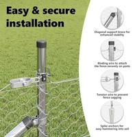 VidaXL Afrasteringspaal zilver 25 x 0,4 m (36 mm gaas) staal - thumbnail