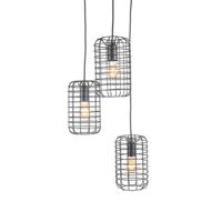 LABEL51 Hanglamp 'Solido' 3-lamps, kleur Zwart - thumbnail