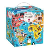 Banana Panda - puzzlove dieren over de hele wereld - 60st. - thumbnail