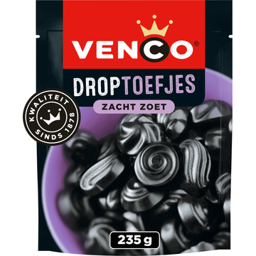 Venco Droptoefjes Zacht Zoet 235 g bij Jumbo