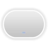 Badkamerspiegel Casajoy Bright 90x60cm Ovaal Ledverlichting en Anticodens - thumbnail