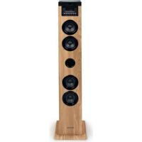 Torenluidspreker - THOMSON - Zwart/Hout - Bluetooth/CD/USB/SD, 60W, FM-radio, Afstandsbediening, Voeding 230V - thumbnail