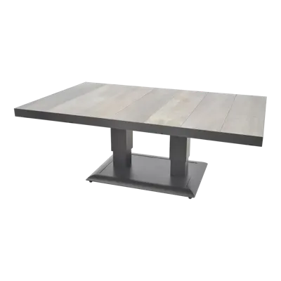 Lesli Living Loungetafel verstelbaar Prato Negro 140x85cm