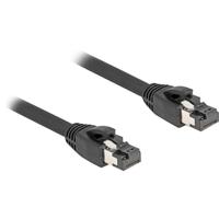 DeLOCK patchkabel s/ftp, rj-45 met cat.8.1 (zwart, 0,25 meter) - thumbnail
