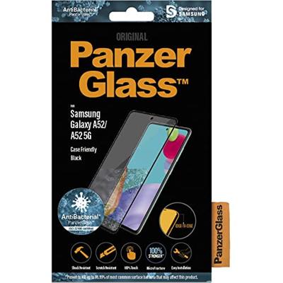 Panzerglass Samsung Galaxy A52/A52 5G Case Friendly Smartphone screenprotector Zwart - thumbnail