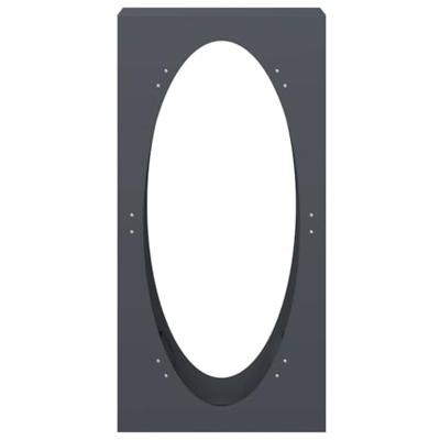 Brandhoutrek 50x23x100 cm koudgewalst staal antracietkleurig