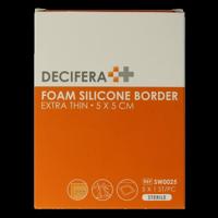 Decifera Foam Silicone Border Extra Thin 5x5cm - thumbnail