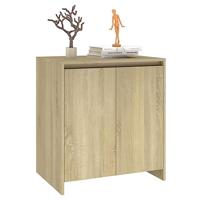 Dressoir 70x41x75 cm bewerkt hout sonoma eikenkleurig - thumbnail