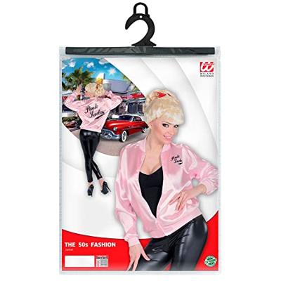 Dames jasje satijn pink lady