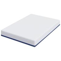 Matrassen Wit, Blauw 140 x 190 cm 100% polyester jacquard stof - thumbnail