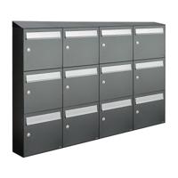 Allux Flow Set 4-Breed, 3-Hoog Met Dak Antraciet - 40040065_4x3d - thumbnail