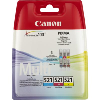 Canon CLI-521 kleuren value pack