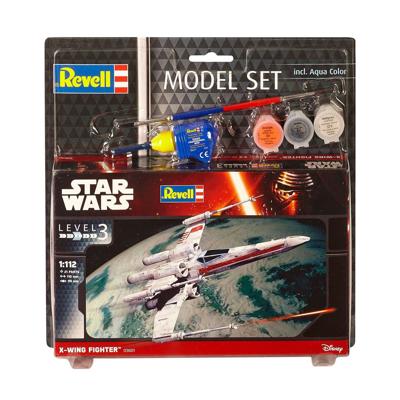 Revell star wars model set - x-wing fighter 21dlg. - incl. basiskleuren verf Revell star wars model set - x-wing fighter 21dlg. - incl. basiskleuren verf