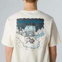 The North Face Powder Days Relaxed Graphic S/S T-shirt White Dune M - thumbnail