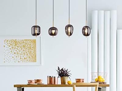 Globo Gouden hanglampBlacky I 4-lichts - 15345-4MM