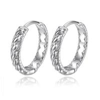 LGT JWLS Twisted Rope Oorringen - Zilver - thumbnail