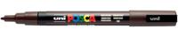 Paintmarker uni posca pc3m f donkerbruin | 6 stuks - thumbnail