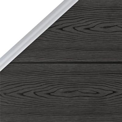 VidaXL Schuttingpaneel 95x(105-180) cm hkc grijs